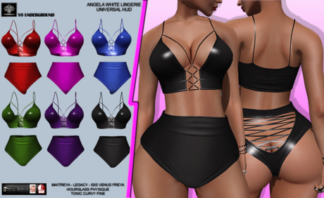 Second Life Marketplace - **ANGELA WHITE LINGERIE UNIVERSAL HUD 6